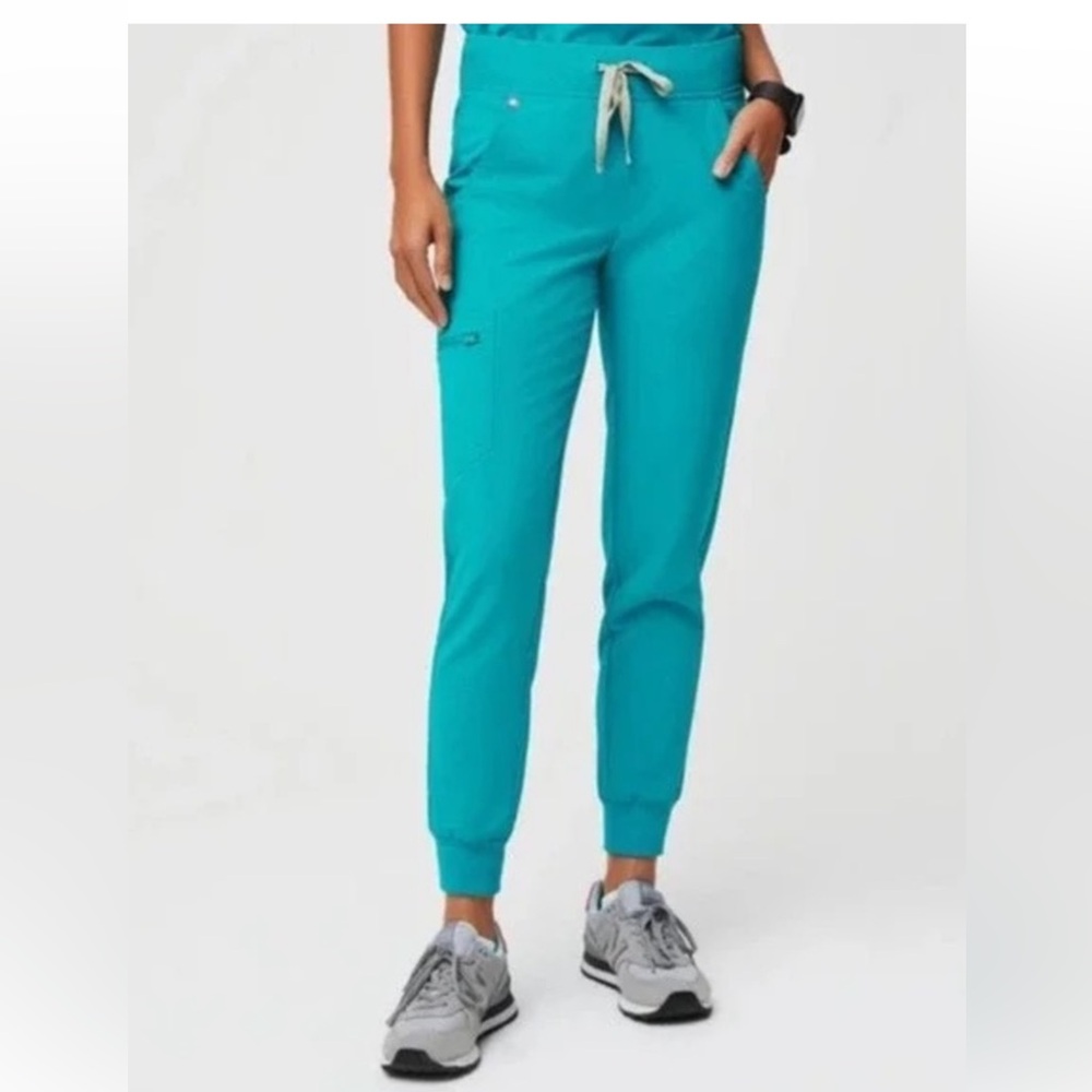 Figs Teal Medical Scrubs pants joggers